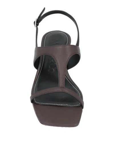 Maxco. One-strap Sandals In Brown