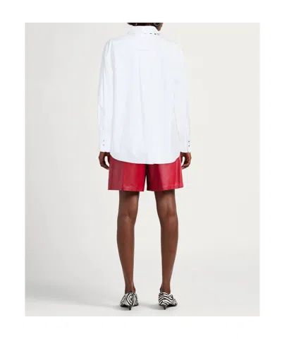 Maxco. Solid Colour Shirts  Blouses In White