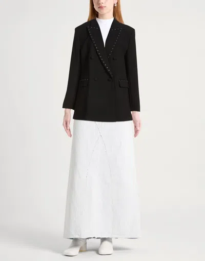 Rag & Bone Double-breasted Blazer In Black