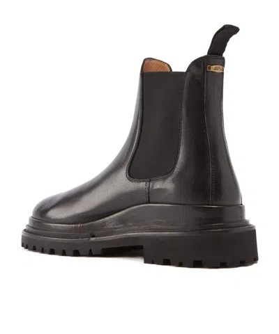 Isabel Marant Leather Chlesea Boots In Black