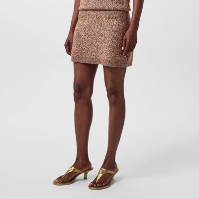 Versace Mini Skirts In Brown