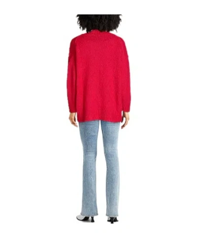 Isabel Marant Solid Turtleneck Knit Sweater In Red