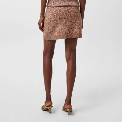 Versace Mini Skirts In Brown