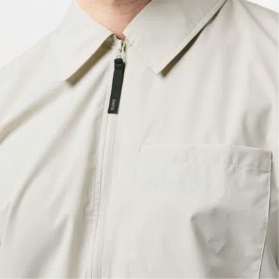 Rains Mito Overshirt In White