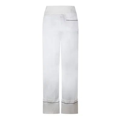 Off-white Trousers In White