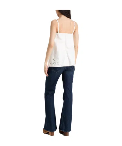 Rag & Bone Denim Sleeveless Top In White