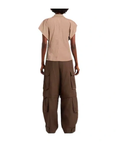 Maxco. Solid Color Short Sleeve T-shirt In Neutral