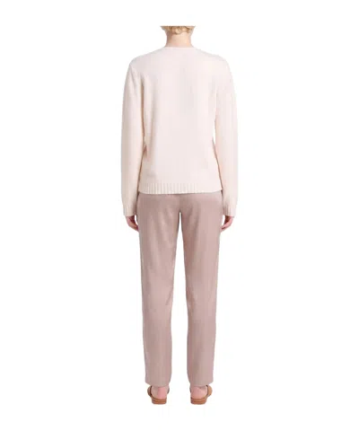 Max Mara Solid Color Jumpers In Pink