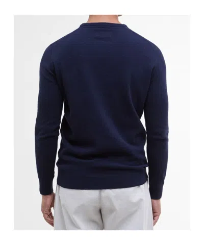 Barbour Essential Crew Neck Sweatshirt In Black