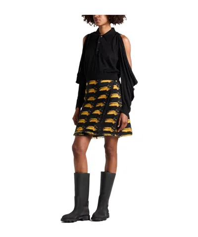 Burberry Mini Skirts In Black