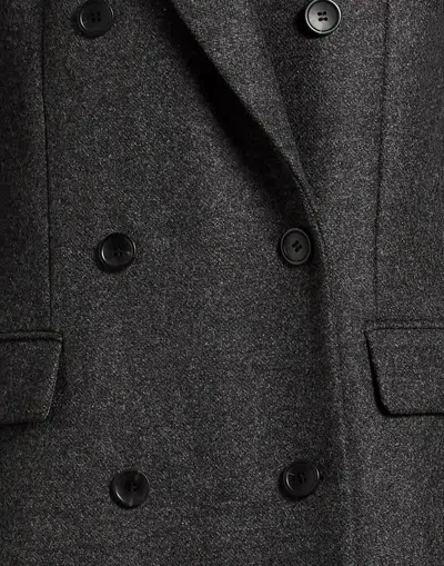 Isabel Marant Double- Wool Coat In Black