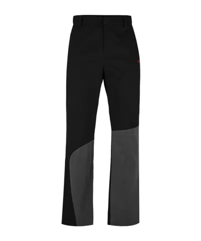 Off-white Slim Fit Trousers In Black