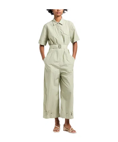 Maison Margiela Solid Color Jumpsuits In Green