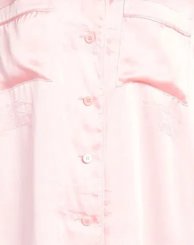 Burberry Patterned Shirts Blouses In Pink
