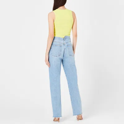 Agolde Multi-pocket Denim Trousers In Blue