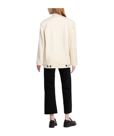 Maxco. Minimalist Woolen Coat In Neutral