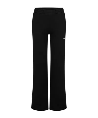 Off-white Diagonal Logo Joggers In Black