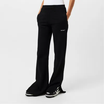 Off-white Diagonal Logo Joggers In Black