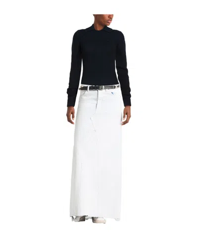 Rag & Bone Minimalist Solid Color Knit Top In Black