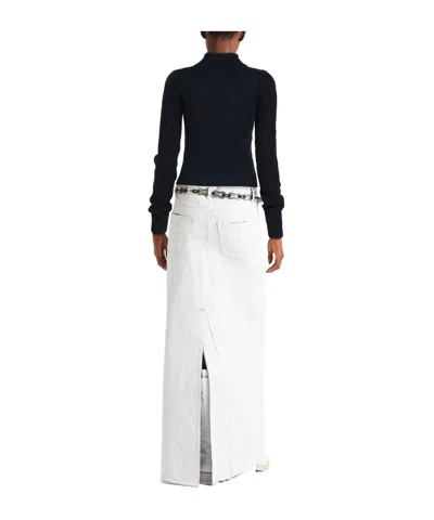 Rag & Bone Minimalist Solid Color Knit Top In Black