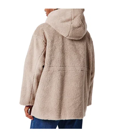 Weekend Max Mara Solid Color Coat In Nude