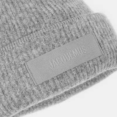 Jacquemus Dark Gray Wool Hat In Gray