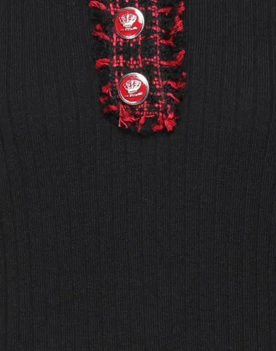 Dolce & Gabbana Solid Color Jumpers In Black