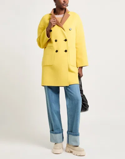 Maxco. Long-sleeved Coat In Brown