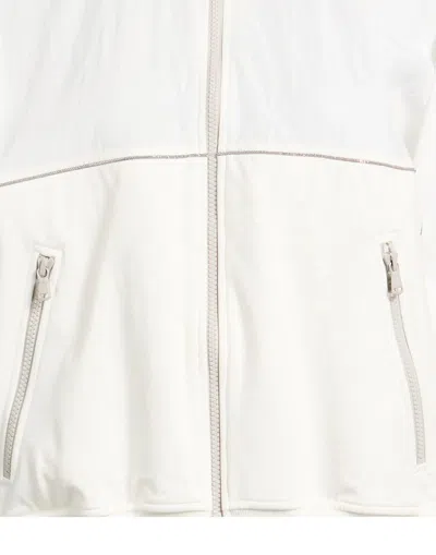 Brunello Cucinelli Basic Color Baseball Jacket In White