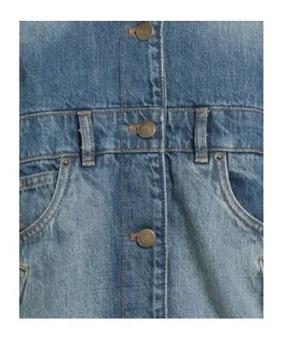 Maxco. Blue Denim Jacket With Pockets In Blue