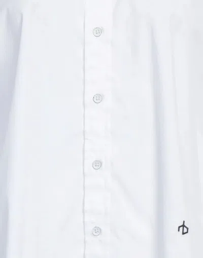 Rag & Bone Solid Color Oversize Shirts In White