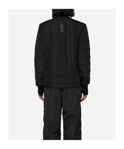 Rains Long Sleeve Jacket In Black
