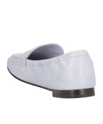 Tory Burch Plain Colour Loafers In White