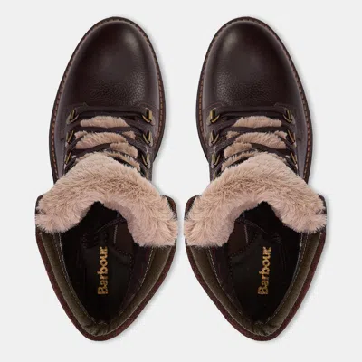Barbour Hiker Rugged Boots In Brown
