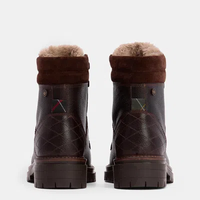 Barbour Hiker Rugged Boots In Brown