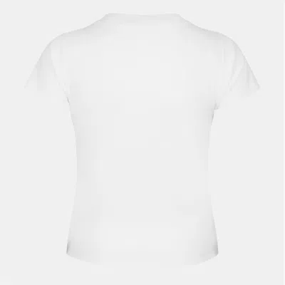 Alexander Mcqueen Skull Embroidered Regular Fit T-shirt In White