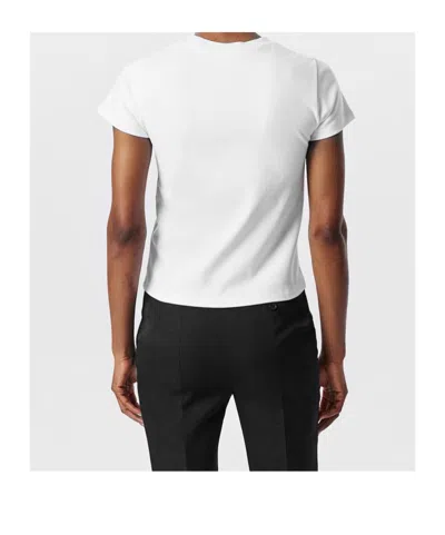 Alexander Mcqueen Skull Embroidered Regular Fit T-shirt In White