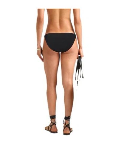 Tory Burch Plain Colour Bikini Bottoms In Black