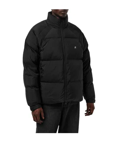 Represent Medium Puffer Jacket, Medium Size In Black