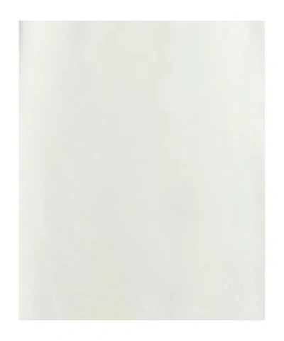 Max Mara Solid Satin Sleeveless Top In White