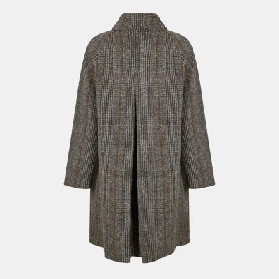 Weekend Max Mara Printed Coat In Gray