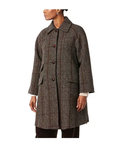 Weekend Max Mara Printed Coat In Gray