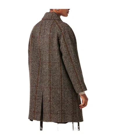 Weekend Max Mara Printed Coat In Gray