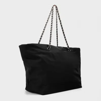 Tory Burch Ella Chain Tote In Black