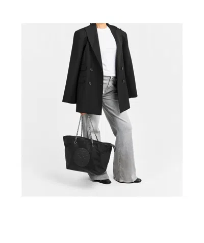 Tory Burch Ella Chain Tote In Black