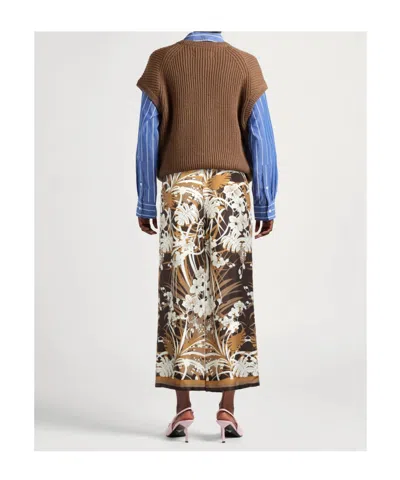 Max Mara Versatile Loose Casual Pants In Multi