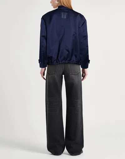 Maxco. Simple Solid Color Coat In Blue