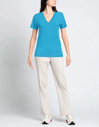 Mm6 Maison Margiela Basic T-shirt In Blue