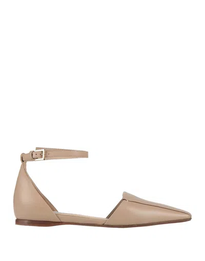 Max Mara Minimal Ballet Flats In Multi