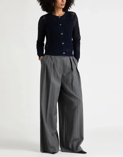 Rag & Bone Solid Long-sleeve Knit Top In Blue